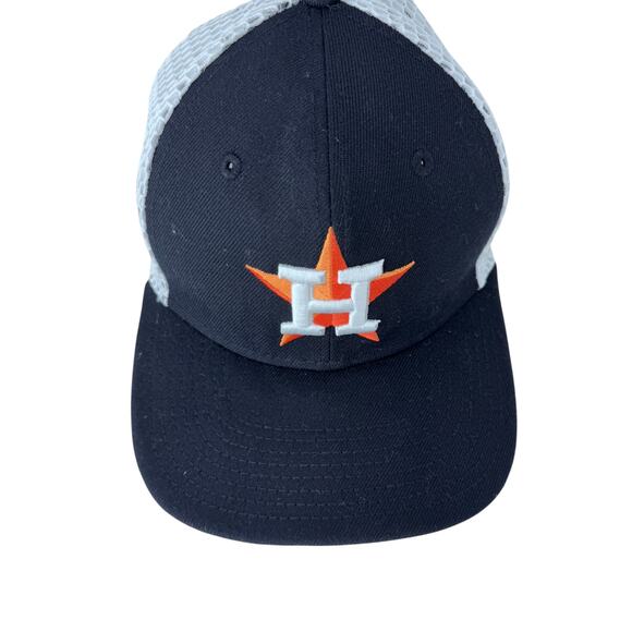 MLB Houston Astros New Era 9Fifty Trucker Hat Mens OSFM Blue White Cap - Picture 7 of 12